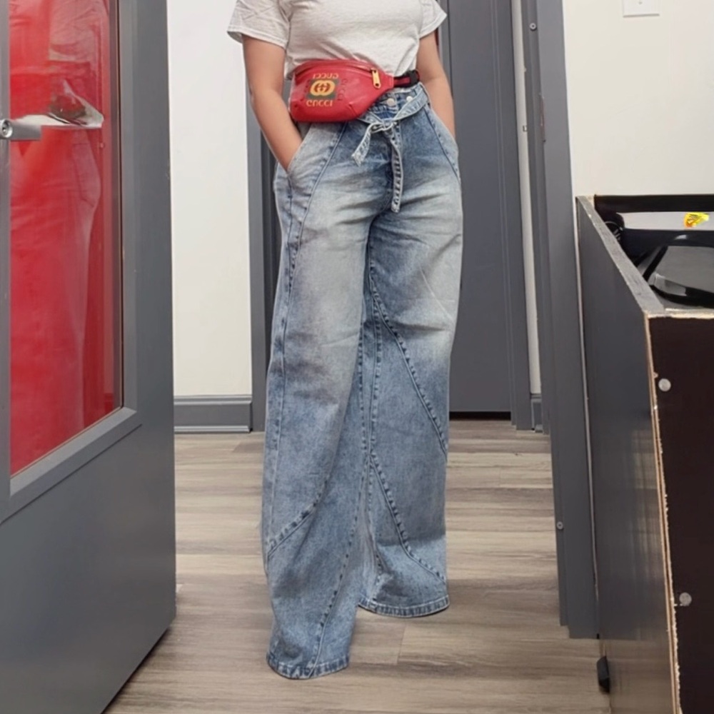 Stylish Blue Women's Jeans 28 - Picture 6 of 8